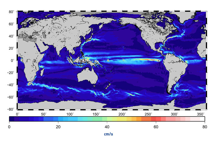Ocean currents from GOCE node full image 2